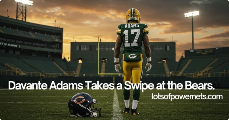 Davante Adams Takes a Swipe at the Bears.