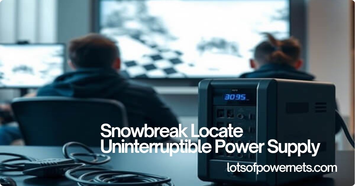 Snowbreak Locate Uninterruptible Power Supply
